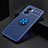 Ultra-thin Silicone Gel Soft Case Cover with Magnetic Finger Ring Stand JM2 for OnePlus Nord N300 5G