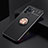 Ultra-thin Silicone Gel Soft Case Cover with Magnetic Finger Ring Stand JM2 for Oppo A94 4G