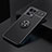 Ultra-thin Silicone Gel Soft Case Cover with Magnetic Finger Ring Stand JM2 for Oppo F21s Pro 4G