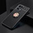 Ultra-thin Silicone Gel Soft Case Cover with Magnetic Finger Ring Stand JM2 for Oppo F21s Pro 4G