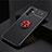 Ultra-thin Silicone Gel Soft Case Cover with Magnetic Finger Ring Stand JM2 for Samsung Galaxy M34 5G