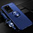 Ultra-thin Silicone Gel Soft Case Cover with Magnetic Finger Ring Stand JM3 for Samsung Galaxy S20 Ultra 5G