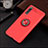 Ultra-thin Silicone Gel Soft Case Cover with Magnetic Finger Ring Stand S01 for Huawei P20 Pro Red