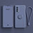 Ultra-thin Silicone Gel Soft Case Cover with Magnetic Finger Ring Stand S01 for OnePlus Nord N200 5G Lavender Gray