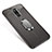 Ultra-thin Silicone Gel Soft Case Cover with Magnetic Finger Ring Stand S01 for Samsung Galaxy A6 Plus Gray