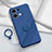 Ultra-thin Silicone Gel Soft Case Cover with Magnetic Finger Ring Stand S03 for Oppo Reno8 5G