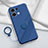 Ultra-thin Silicone Gel Soft Case Cover with Magnetic Finger Ring Stand S03 for Oppo Reno9 5G