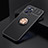 Ultra-thin Silicone Gel Soft Case Cover with Magnetic Finger Ring Stand SD1 for Realme C35