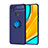 Ultra-thin Silicone Gel Soft Case Cover with Magnetic Finger Ring Stand SD1 for Xiaomi POCO C31 Blue