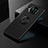 Ultra-thin Silicone Gel Soft Case Cover with Magnetic Finger Ring Stand SD2 for Xiaomi Mi 10i 5G Black