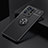 Ultra-thin Silicone Gel Soft Case Cover with Magnetic Finger Ring Stand SD2 for Xiaomi Mi Mix 4 5G Black