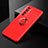 Ultra-thin Silicone Gel Soft Case Cover with Magnetic Finger Ring Stand SD2 for Xiaomi Mi Note 10 Lite