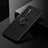 Ultra-thin Silicone Gel Soft Case Cover with Magnetic Finger Ring Stand SD2 for Xiaomi Mi Note 10 Lite Black