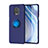 Ultra-thin Silicone Gel Soft Case Cover with Magnetic Finger Ring Stand SD2 for Xiaomi Poco M2 Pro Blue
