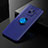 Ultra-thin Silicone Gel Soft Case Cover with Magnetic Finger Ring Stand SD2 for Xiaomi Redmi 10X 5G Blue