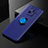 Ultra-thin Silicone Gel Soft Case Cover with Magnetic Finger Ring Stand SD2 for Xiaomi Redmi 10X Pro 5G Blue