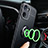 Ultra-thin Silicone Gel Soft Case Cover with Magnetic Finger Ring Stand SD3 for Realme V30 5G