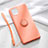 Ultra-thin Silicone Gel Soft Case Cover with Magnetic Finger Ring Stand T01 for Apple iPhone 11
