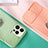 Ultra-thin Silicone Gel Soft Case Cover with Magnetic Finger Ring Stand T01 for Apple iPhone 12 Pro