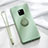 Ultra-thin Silicone Gel Soft Case Cover with Magnetic Finger Ring Stand T01 for Huawei Mate 20 Pro