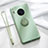 Ultra-thin Silicone Gel Soft Case Cover with Magnetic Finger Ring Stand T01 for Huawei Mate 30 Pro