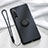 Ultra-thin Silicone Gel Soft Case Cover with Magnetic Finger Ring Stand T01 for Huawei P20 Pro