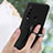 Ultra-thin Silicone Gel Soft Case Cover with Magnetic Finger Ring Stand T01 for Huawei P30 Lite