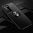 Ultra-thin Silicone Gel Soft Case Cover with Magnetic Finger Ring Stand T01 for Huawei P40 Pro