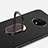Ultra-thin Silicone Gel Soft Case Cover with Magnetic Finger Ring Stand T01 for OnePlus 7T