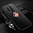 Ultra-thin Silicone Gel Soft Case Cover with Magnetic Finger Ring Stand T01 for OnePlus 8 Pro
