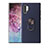 Ultra-thin Silicone Gel Soft Case Cover with Magnetic Finger Ring Stand T01 for Samsung Galaxy Note 10 Plus 5G