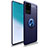 Ultra-thin Silicone Gel Soft Case Cover with Magnetic Finger Ring Stand T01 for Samsung Galaxy S20 Ultra 5G Blue