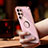 Ultra-thin Silicone Gel Soft Case Cover with Magnetic Finger Ring Stand T01 for Samsung Galaxy S22 Ultra 5G