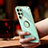 Ultra-thin Silicone Gel Soft Case Cover with Magnetic Finger Ring Stand T01 for Samsung Galaxy S23 Ultra 5G