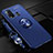 Ultra-thin Silicone Gel Soft Case Cover with Magnetic Finger Ring Stand T01 for Vivo Y50