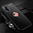 Ultra-thin Silicone Gel Soft Case Cover with Magnetic Finger Ring Stand T01 for Vivo Y50