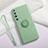 Ultra-thin Silicone Gel Soft Case Cover with Magnetic Finger Ring Stand T01 for Xiaomi Mi 10