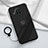 Ultra-thin Silicone Gel Soft Case Cover with Magnetic Finger Ring Stand T01 for Xiaomi Mi 10i 5G