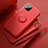 Ultra-thin Silicone Gel Soft Case Cover with Magnetic Finger Ring Stand T02 for Apple iPhone 11 Pro Max Red