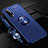 Ultra-thin Silicone Gel Soft Case Cover with Magnetic Finger Ring Stand T02 for Huawei Honor 20