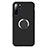 Ultra-thin Silicone Gel Soft Case Cover with Magnetic Finger Ring Stand T02 for Huawei P30 Pro