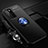 Ultra-thin Silicone Gel Soft Case Cover with Magnetic Finger Ring Stand T02 for Huawei P40