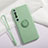 Ultra-thin Silicone Gel Soft Case Cover with Magnetic Finger Ring Stand T02 for Xiaomi Mi 10 Pro
