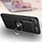 Ultra-thin Silicone Gel Soft Case Cover with Magnetic Finger Ring Stand T02 for Xiaomi Mi Note 10
