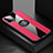 Ultra-thin Silicone Gel Soft Case Cover with Magnetic Finger Ring Stand T03 for Apple iPhone 11