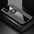 Ultra-thin Silicone Gel Soft Case Cover with Magnetic Finger Ring Stand T03 for Huawei Honor 20 Gray