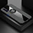 Ultra-thin Silicone Gel Soft Case Cover with Magnetic Finger Ring Stand T03 for Huawei Honor 20S Gray