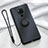 Ultra-thin Silicone Gel Soft Case Cover with Magnetic Finger Ring Stand T03 for Huawei Mate 20 X 5G