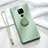 Ultra-thin Silicone Gel Soft Case Cover with Magnetic Finger Ring Stand T03 for Huawei Mate 20 X 5G