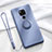 Ultra-thin Silicone Gel Soft Case Cover with Magnetic Finger Ring Stand T03 for Huawei Mate 20 X 5G